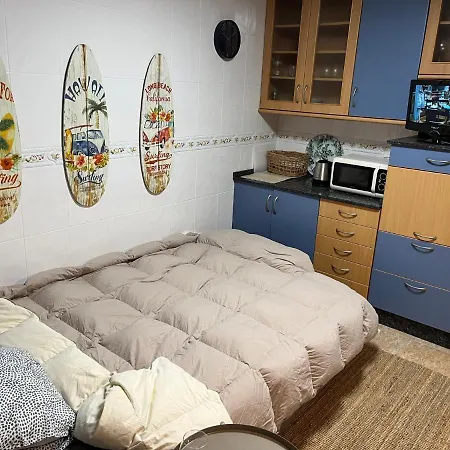 Apartment Playa Quebrantos. And Surf. Primera Linea La Arena